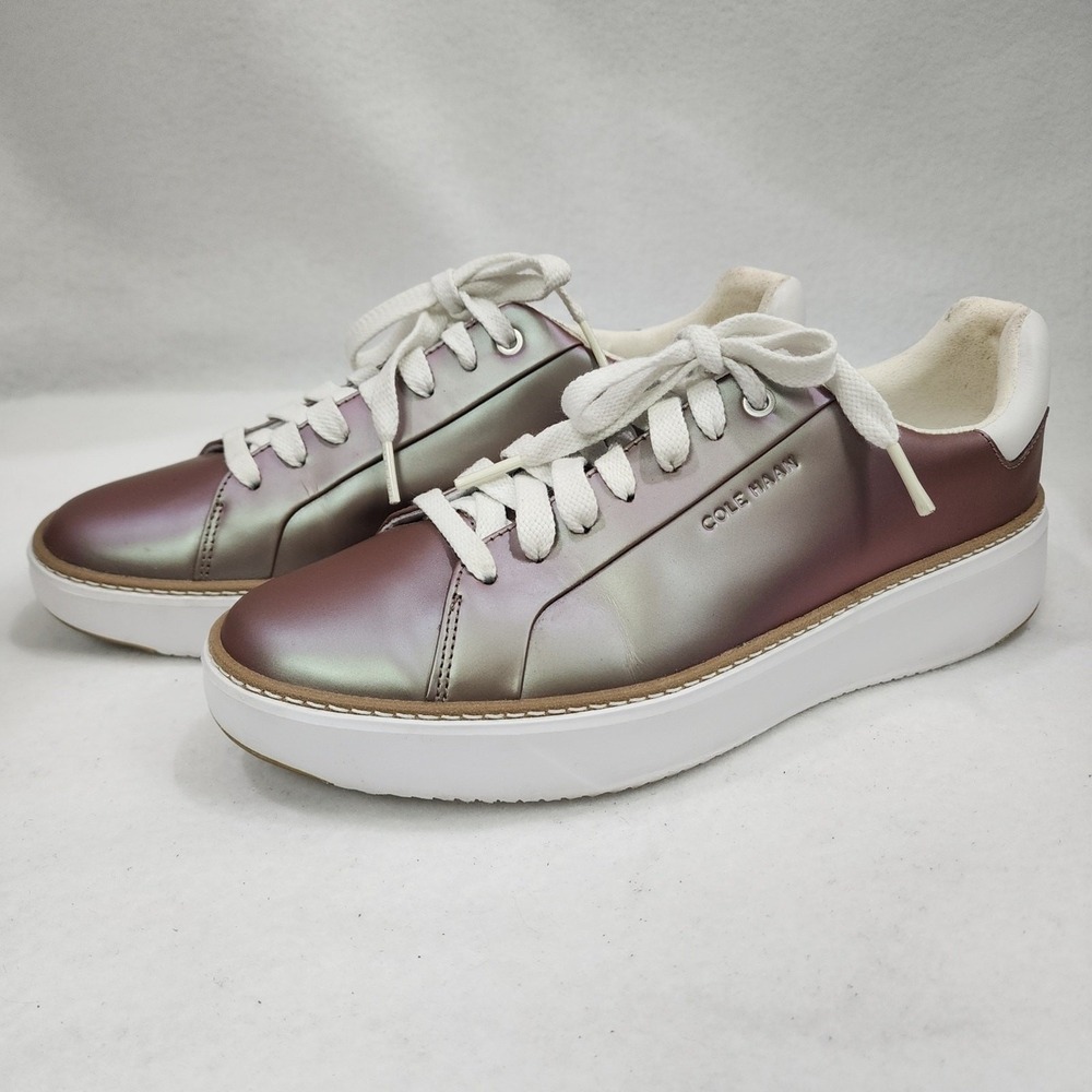 Cole Haan Grandpro Topspin W28625 Womens US 10 B Casual Shoes Brown Sneakers